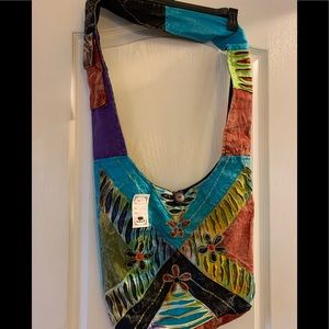 Boho chic bag.